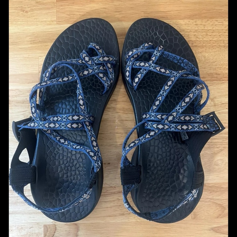 Chacos Women’s 9 Double Strap Toe Loop J199372 Strappy Outdoor Comfort Sandals